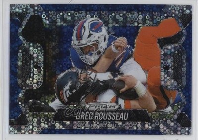 2025 Panini Prizm Lockdown! No Huddle Prizm Greg Rousseau #9 1th0