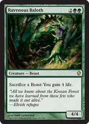Ravenous Baloth 165 Rare Commander 2013 Magic: The Gathering