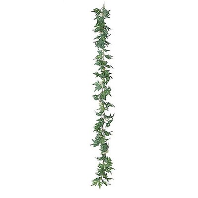 6 feet Cream Silk Daisy Flowers Garland with Leaves Hanging 6 feet, 