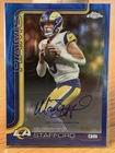 2025 Topps Chrome Matthew Stafford Chrome Autographs (RAW)