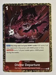 Divine Departure OP10-019 Royal Blood Foil Rare One Piece TCG