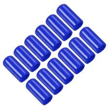 12Pcs Pool Tip Cover 13mm, Pool Cue Stick Tip Protector for Billiard Club, Blue