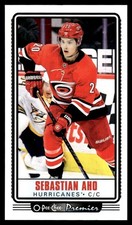2021-22 O-Pee-Chee Premier Tallboys Sebastian Aho Carolina Hurricanes #P-11