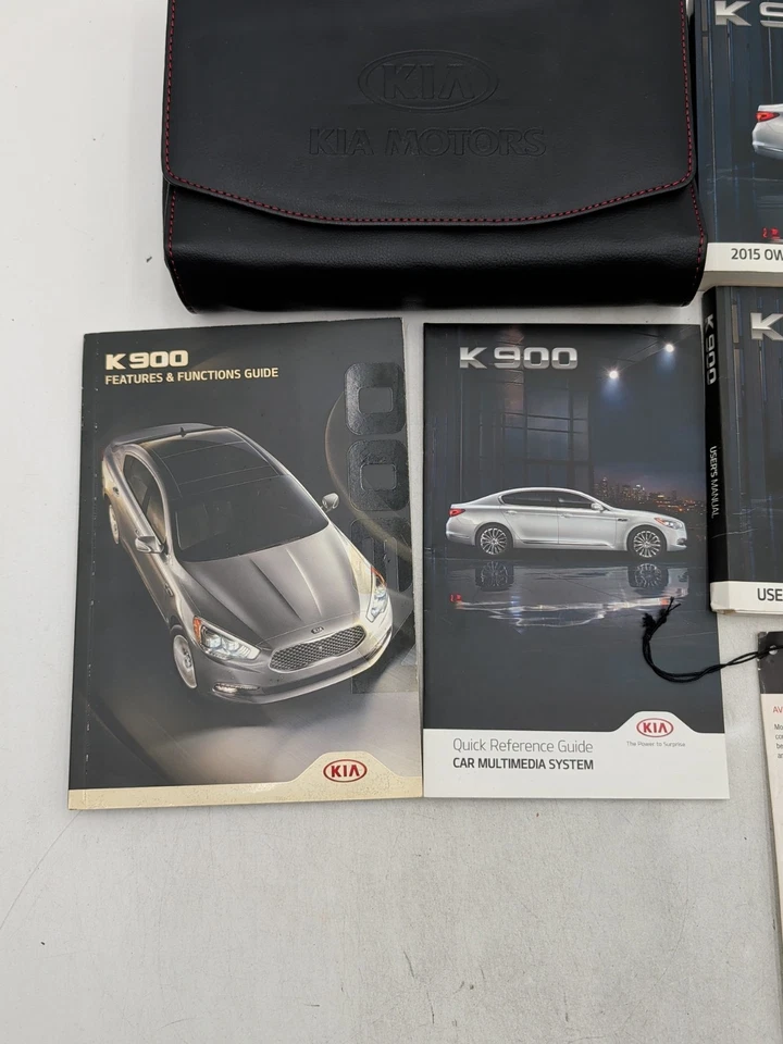 2015 Kia K900 Factory Owners Manual Set w/ Car Multimedia System W/ Case - Image 3 of 3