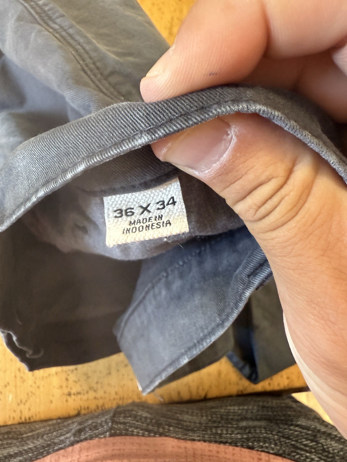 Flint and Tinder Pants Mens 36x34 Straight Fit Gray 5 Pocket Chino Twill Casual