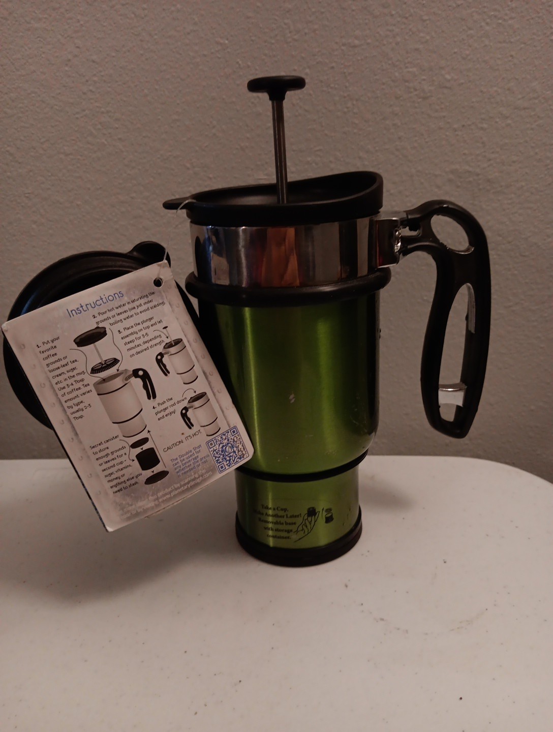 Coffee Mug -  Forest Green - With Instructions