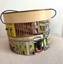 1950s/60s Copland & Lye Glasgow Illustrated Hat Box Sauchiehall St Graphic 9.5&rdquo;