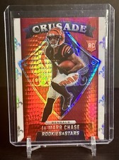2021 Rookies & Stars Jamarr Chase Cincinnati Bengals Crusade CR-26 Red Prizm RC