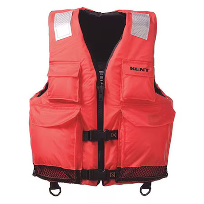 #ad Kent Safety 150200 200 050 23 Life Vest Elite Dual Sized L Xl $72.79