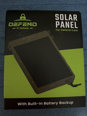 TACTACAM Defend Solar Panel for Cellular Security Camera DFD-SP01