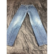 Vintage Denim Jeans High Waist Distressed Blue Wash Womens Size Unknown