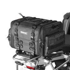 Rhinowalk Motorcycle Tail Bag Expandable Motorcycle Travel Luggage 45L Waterp...