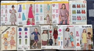 Simplicity baby child teen 1454-9560 Sewing Patterns Unused Uncut Complete