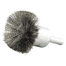 GRAINGER APPROVED 66252839108 End Brush,Crimped,1-1/2 dia.,20000 rpm 483N93