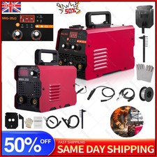 MIG WELDER INVERTER 350/250Amp MMA GASLESS TIG ARC/MIG WELDING MACHINE 220V UK