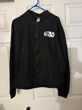 DISNEY STAR WARS FULL ZIP JACKET BLACK SIZE L