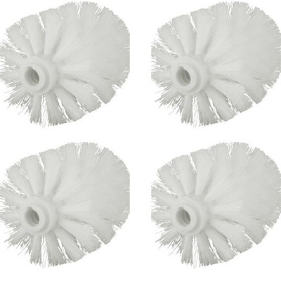 4Pcs Toilet Bowl Brush Replacement Head, Universal Head White 