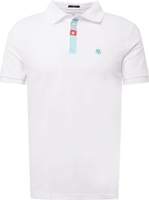 Mavi Men's Polo Shirt T-Shirt Polo Tee Slim White White, L