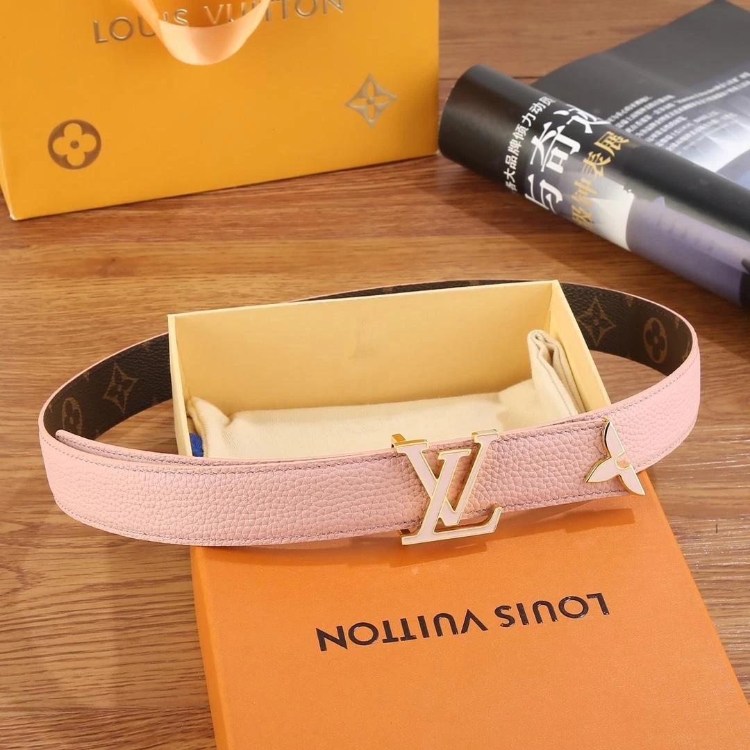 Louis Vuitton Pink Belts for Women for sale | eBay