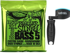 ê2836 Regular Slinky Nickel Wound Electric Bass Guitar Strings with Pegwinder -