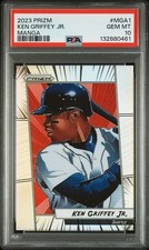 🔥🔥🔥PSA 10🔥🔥🔥2023 Prizm Manga KEN GRIFFEY JR Case Hit #MGA1 Seattle