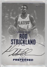2016-17 Panini Preferred Auto Blue 7/25 Rod Strickland #136 Auto 0ip9