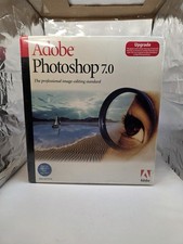 Adobe Photoshop 7.0 Upgrade Mac OSX OS 9 Sealed W/License Serial Number