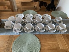 Regency Bone China Tea Cup, Saucer, and Plate Set