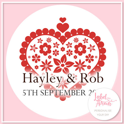 PERSONALISED Wedding Engagement Anniversary Floral Party Cupcake Edible Toppers - Picture 3 of 4
