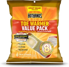 Hothands Toe Warmers - Long Lasting Safe Natural Odorless Air Activated Warmers 