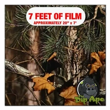 Hydrographic film Mossy Pine Camo hydro dipping 7' x 20" hydro dip