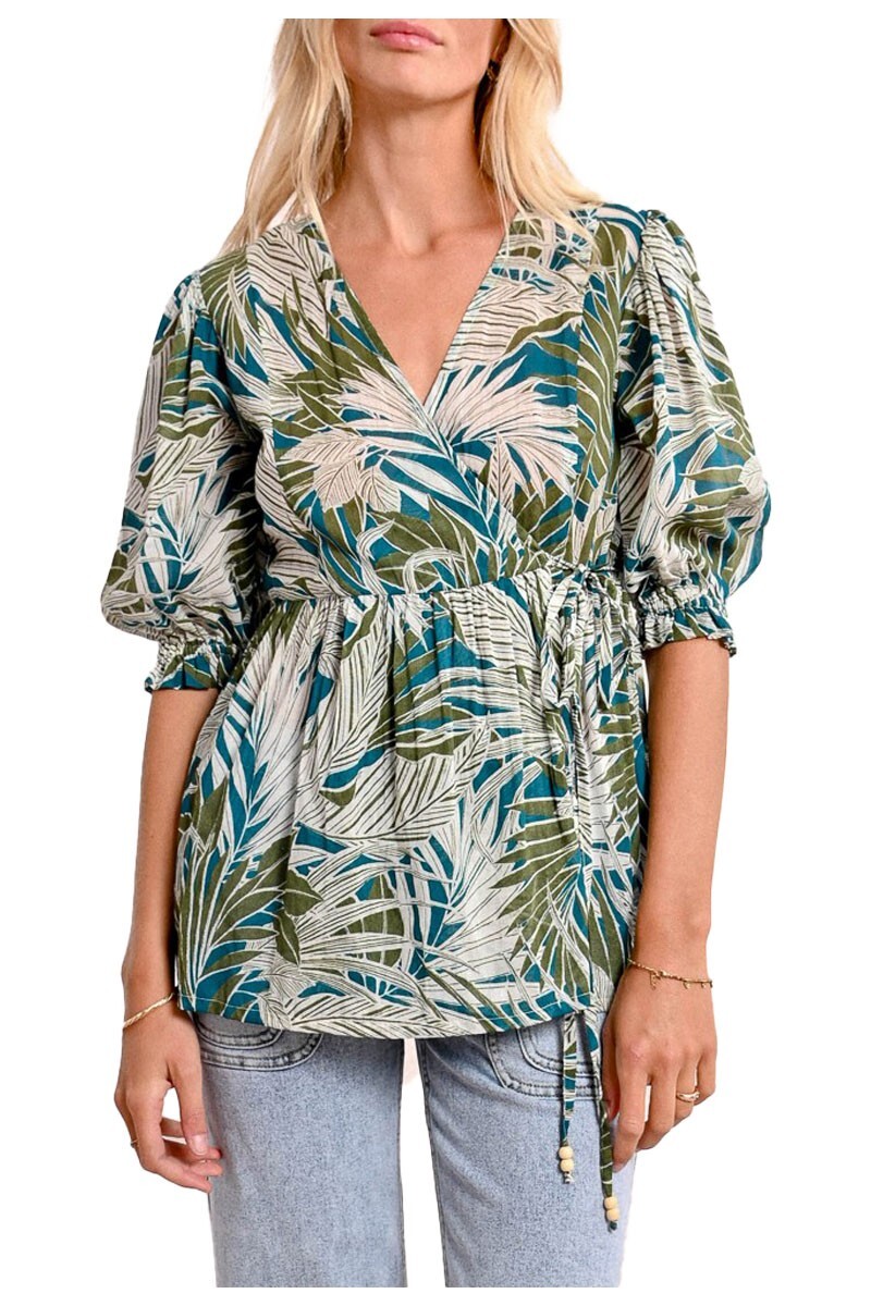 Блузка MOLLY BRACKEN blusa donna con polso эластичная Z601DE из 100% хлопка