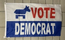 Vote Blue Vote Democrat Flag FREE SHIP Save America Biden Harris USA Sign 3x5'