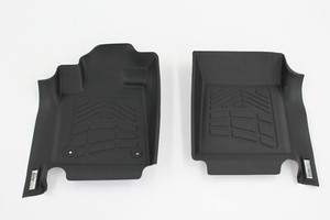 Custom Black Front Floor Mats For 2008 2011 Toyota Sequoia Ebay