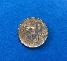10 CENTESIMI 1925 APE - ITALIA REGNO VITTORIO EMANUELE III IMPERO RARA