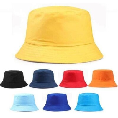 Fischerhut Erwachsene Unisex Sommer Angeln Strand Festival Schlapphut 100% Baumwolle