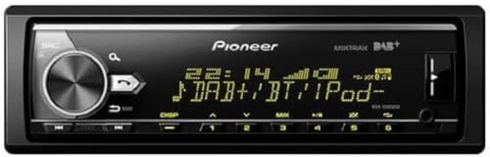 (TG. 1-DIN) Pioneer MVH-X580DABAN, Autoradio 1DIN con DAB+, RGB, Bluetooth, USB,