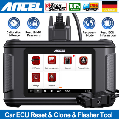 ANCEL EC500 ECM E~U Flashing Klonen Reset Initialisierung Lesen Schreiben EEPROM
