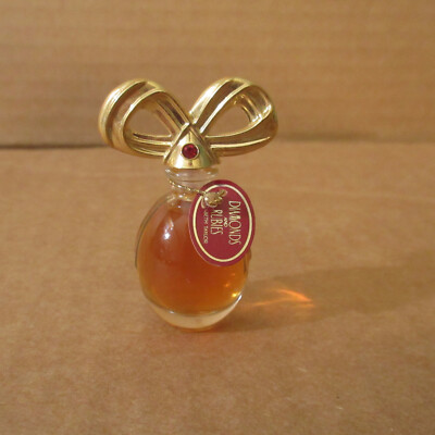 Vtg NOS Diamonds & Rubies Elizabeth Taylor Miniature Mini Perfume Bottle .12 Oz