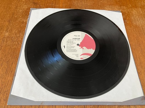 HURRICANE Slave To The Thrill LP Vinyl 1990 UK Press Foreigner Lion Whitesnake - Picture 2 of 5