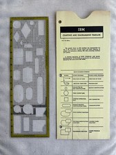 Vintage IBM Charting And Diagramming Template...