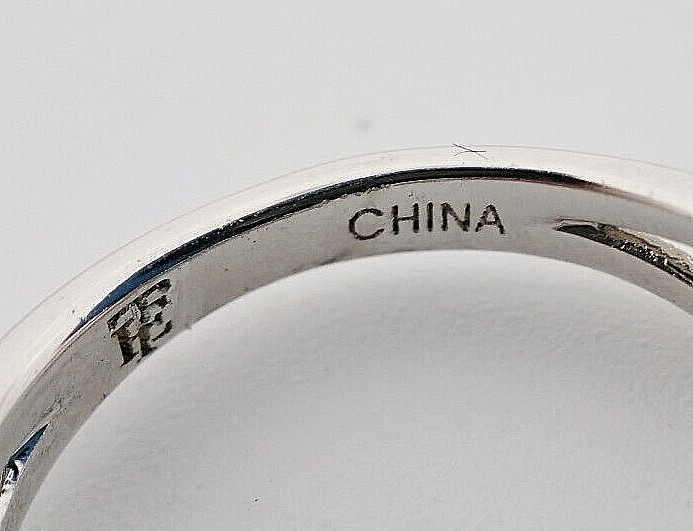 Open Split Solitaire Princess Cut CZ Engagement W… - image 4