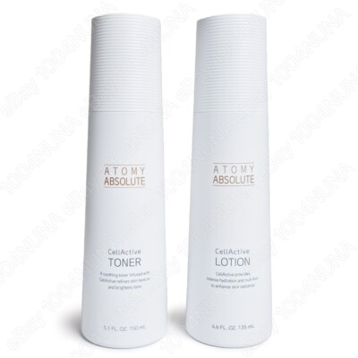 ATOMY Absolute CellActive Toner & Lotion SET Face Hydrating Moisturizer K-Beauty