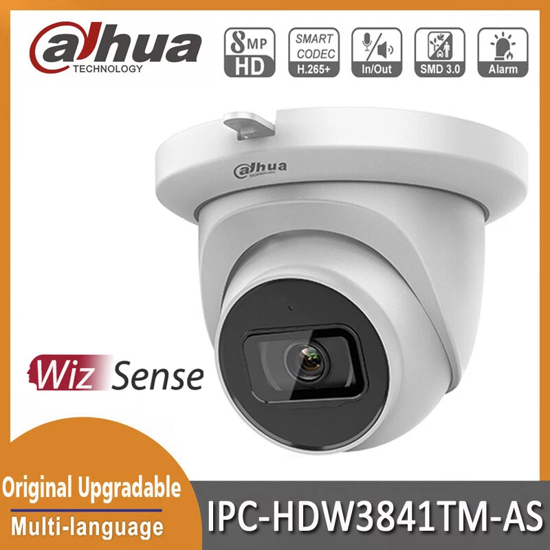 Dahua IPC-HDW3841TM-AS 8MP IR POE WizSense Eyeball Network Camera Built in MiC | eBay