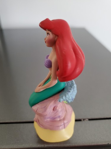 Disney Die kleine Meerjungfrau Arielle 3,5" Figur Kuchen Topper Spielzeug WIE ABGEBILDET SIEHE BILDER  - Bild 3 von 8