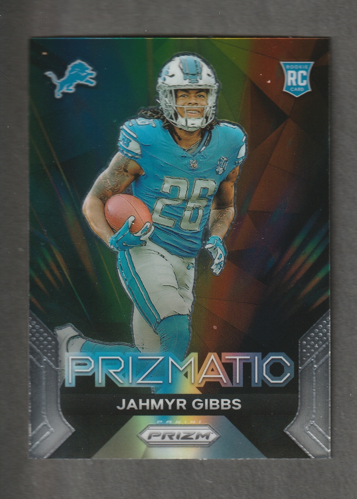 2023 Panini Prizm #20 Jahmyr Gibbs Prizmatic