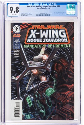 Star Wars X-Wing Rogue Squadron #34 1998 Dark Horse CGC 9.8 Tough Book Only 5 !!