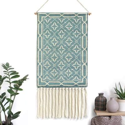 Dremisland Macrame Woven Wall Hanging Tapestry- Boho Chic Bohemian Home Decor Ge