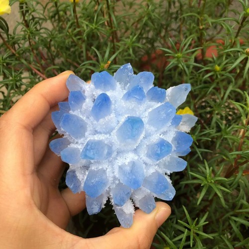 300g+New find Blue Phantom Quartz Crystal Cluster Mineral Specimen Gem - Picture 8 of 12