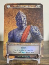 Sir Lancelot Foil Promo TC Sorcery Arthurian Legends Liz Danforth Art